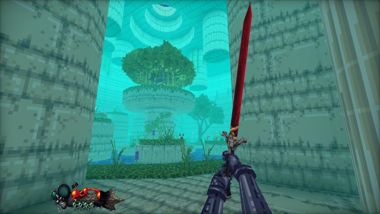 View of misty ruins area in Mohrta.