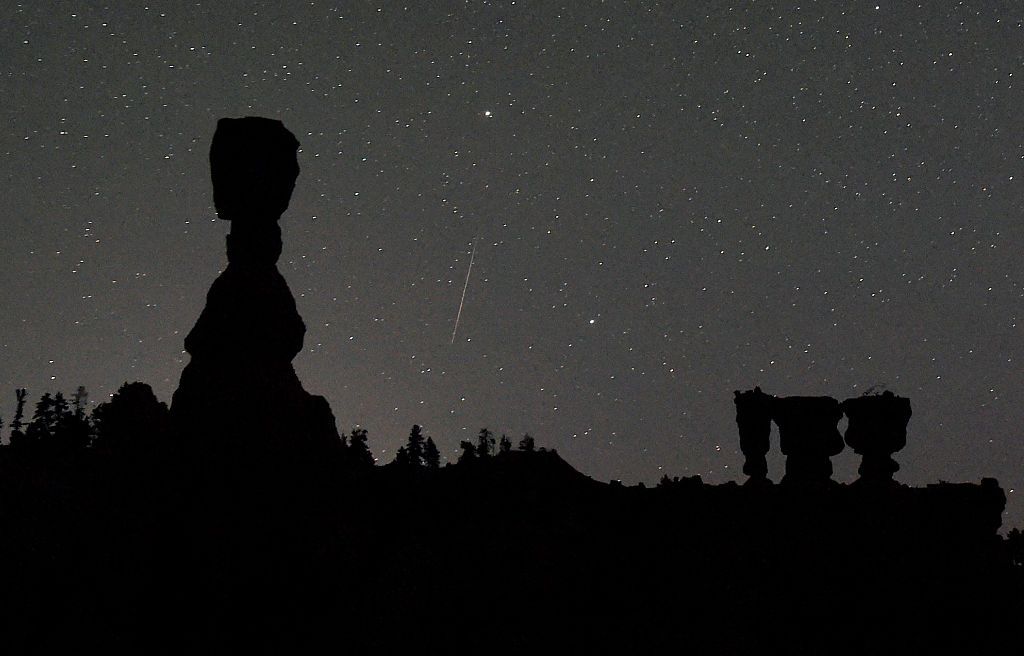 The Perseid meteor shower.