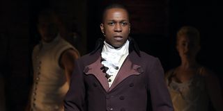 Leslie Odom Jr as Aaron Burr in Hamilton