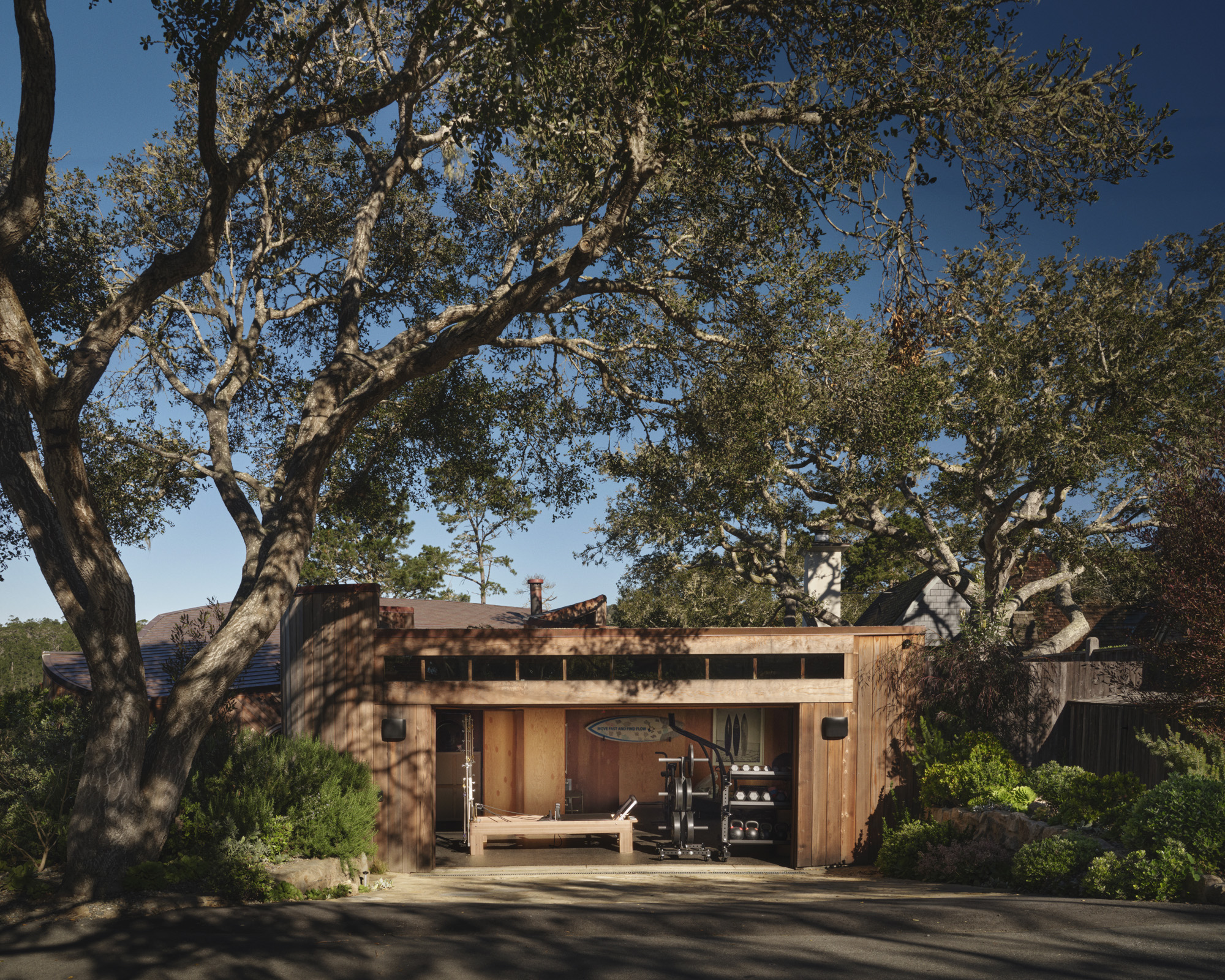 renovated timber structure Mickey Muennig house