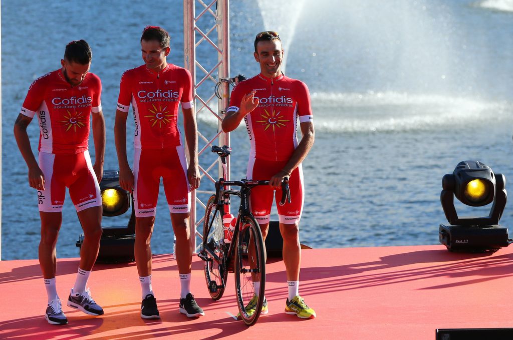 Luis Angel Mate and Cofidis for the team presentation