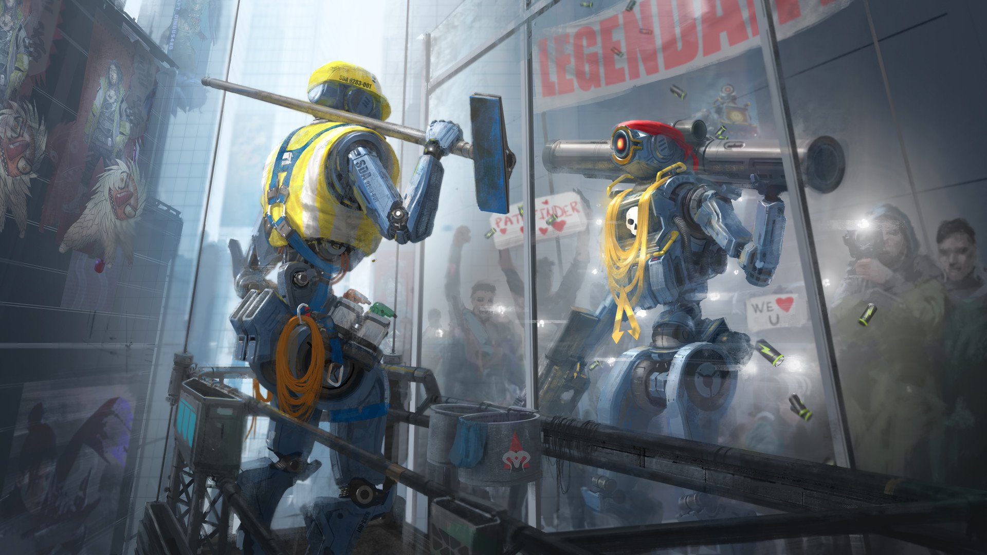 Apex Legends Art Pathfinder