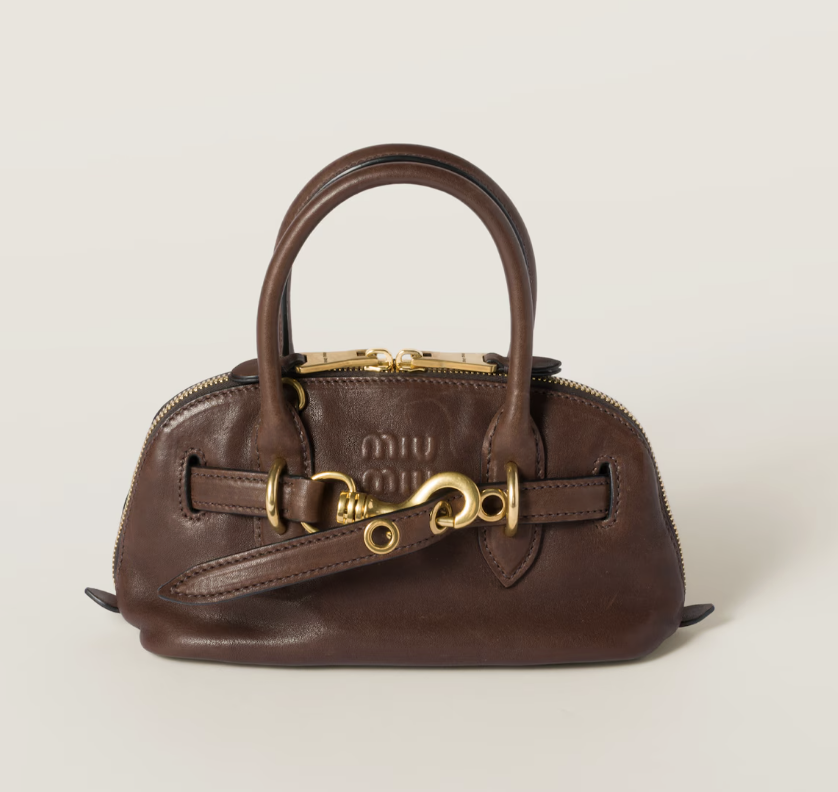Miu Miu, Aventure Mini Nappa Leather Bag