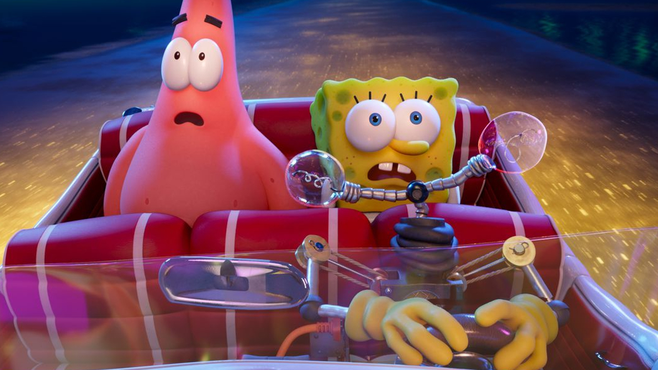 SpongeBob and Patrick in The SpongeBob Movie: Sponge On The Run