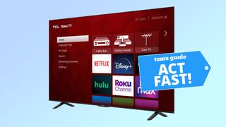 Roku 4 series TV with deal tag 