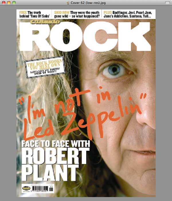 The cover of Classic Rock 62, featuring Robert Plant