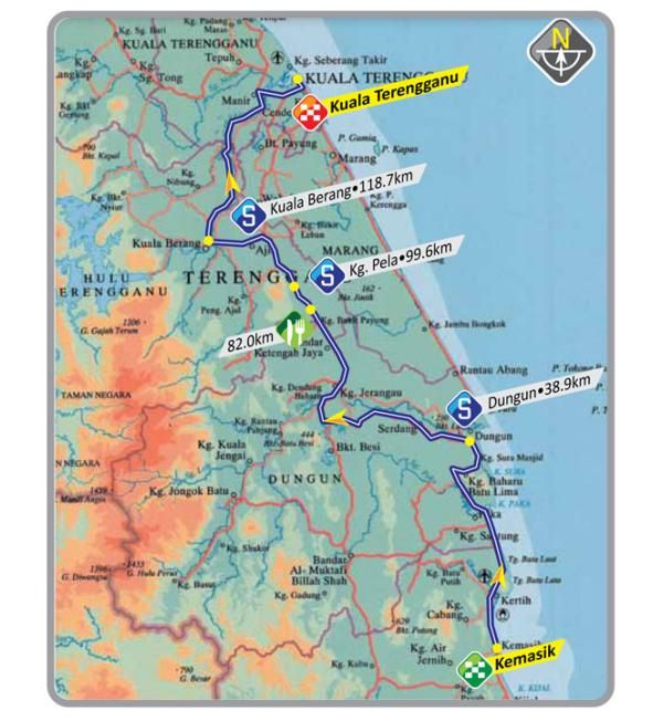 Le Tour de Langkawi - Stage 9 Map