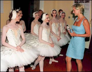 Princess Diana with ballerinas