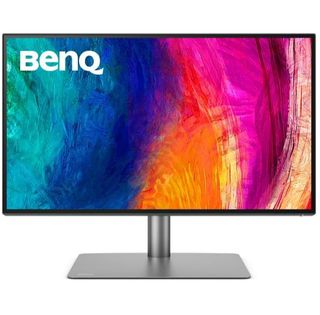 A BenQ 4K monitor against a white background