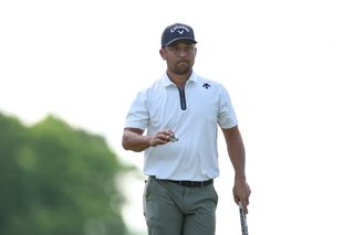 Xander Schauffele in the third round of the 2024 PGA Championship