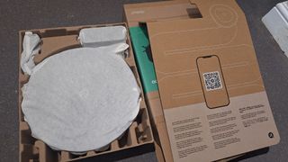 Roomba Combo Essential robot vacuum packaged up and in its box