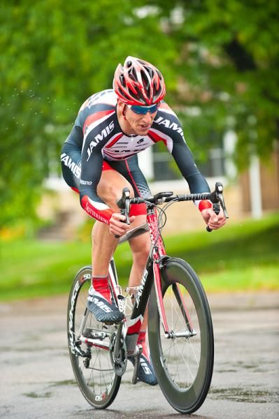 Tom Zirbel (Jamis Sutter Home) was 3rd place in stage 1 with a time of 13:13.7