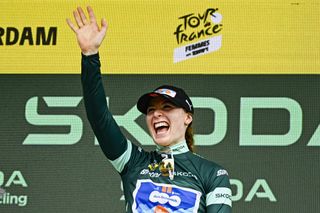 Charlotte Kool keeps green after stage two win at Tour de France Femmes 2024