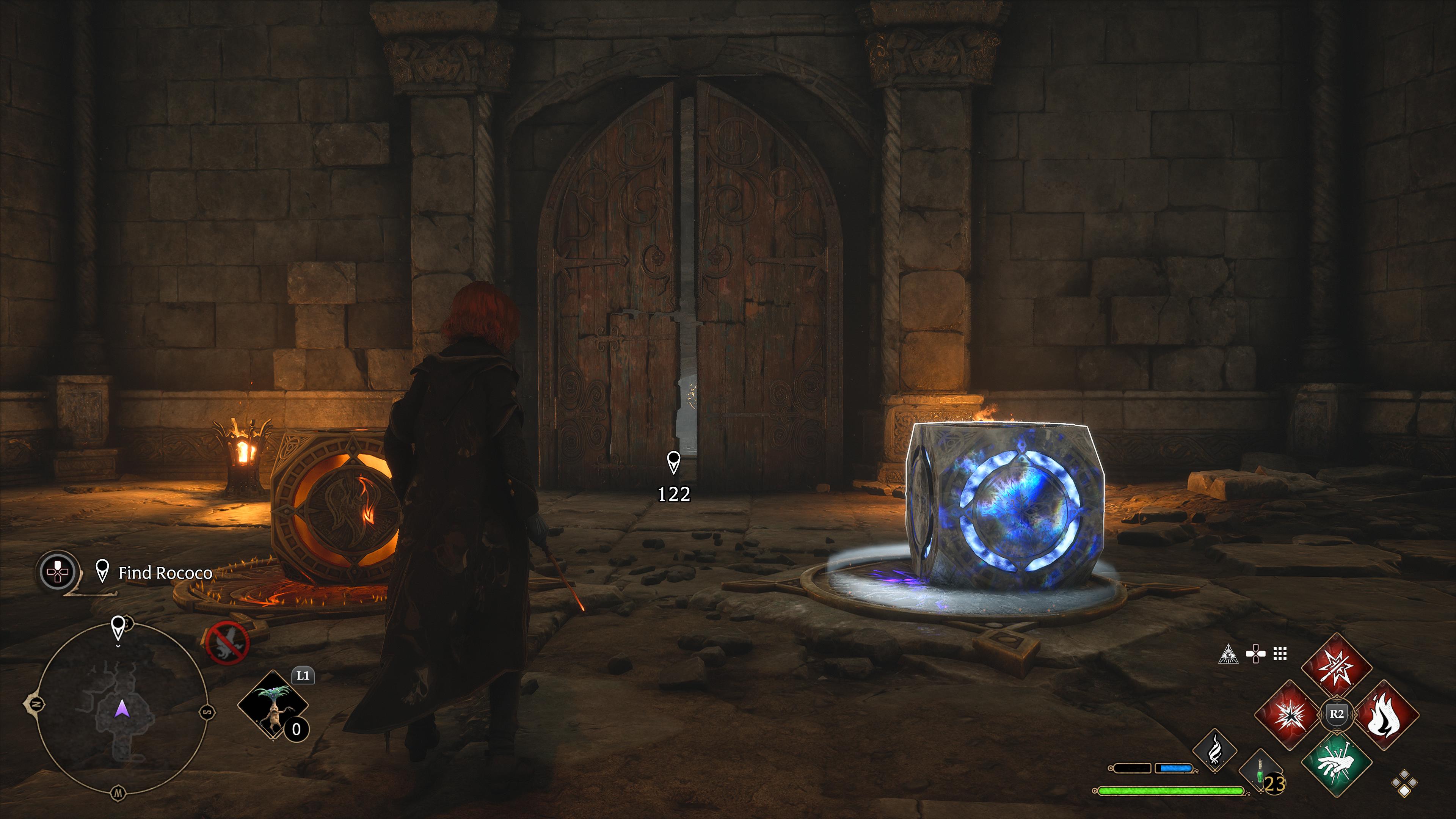 yapboz ateş ve buz küpü önünde duran hogwarts mirası