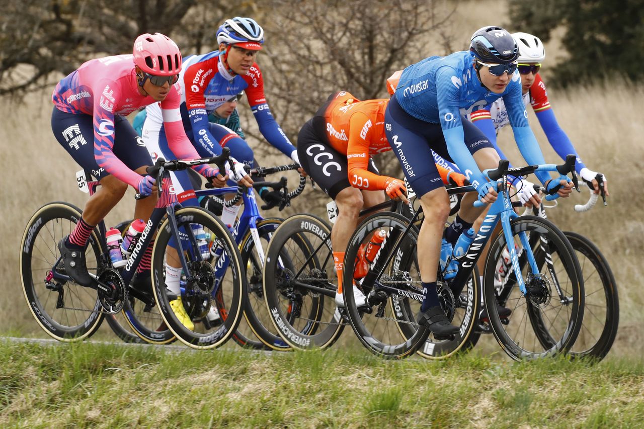 Tour de la Provence 2020 5th Edition 1st stage Chateaurenard Saintes MariesdelaMer Stage 1 13022020 Juri Hollmann GER Movistar Team photo Luca BettiniBettiniPhoto2020