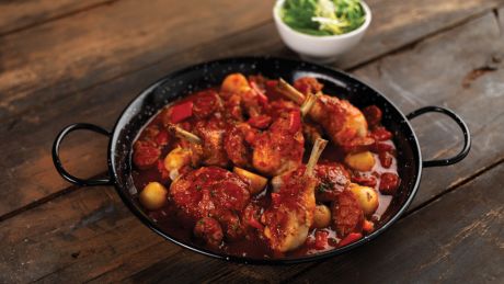 Chicken & chorizo one-pan recipe