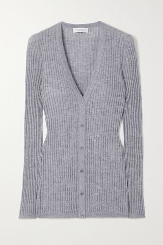 Emma Pointelle-Knit Cashmere and Silk-Blend Cardigan