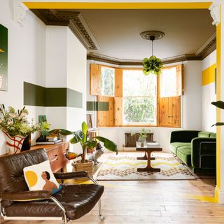 colourful living room of an east london victorian terrace