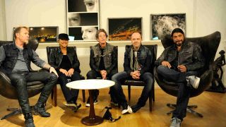 Metallica and Lou Reed in 2011