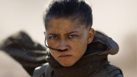 Chani (Zendaya) glares intensely in Dune: Part Three.