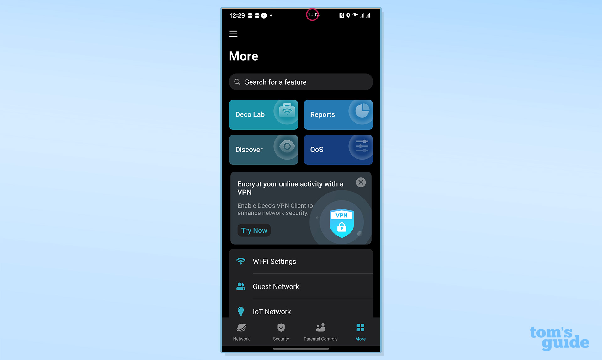 TP-Link Deco BE65-Outdoor app screenshot