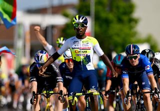 Biniam Girmay won stage 2 of the Tour de Suisse 