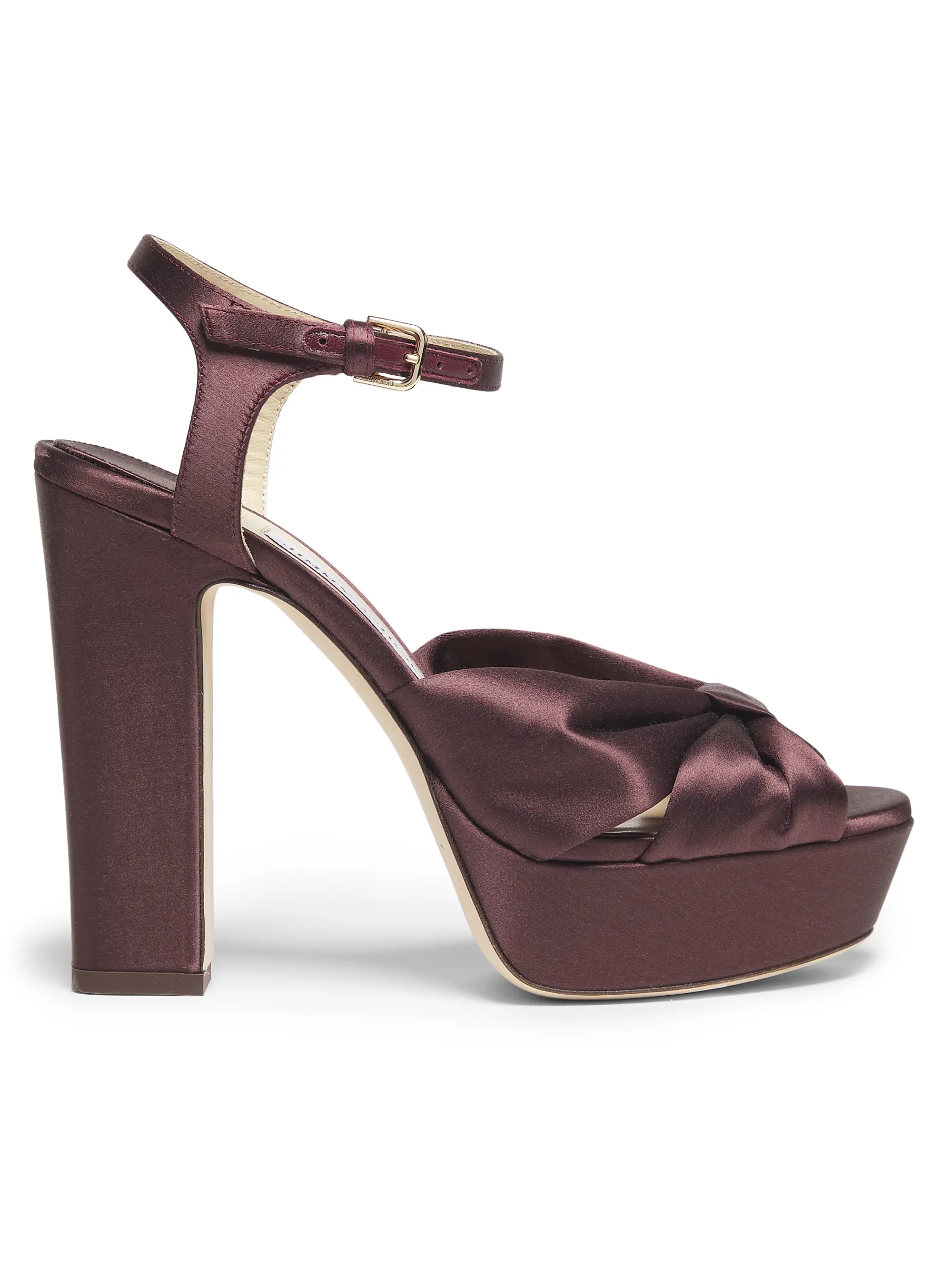Heloise 120mm Satin Platform Sandals
