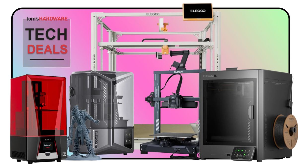 Elegoo jumps in early with a BFCM — Black Friday and Cyber Monday sale on 3D printers, and it's not even November yet — 12 stunning printer deals you can grab right now