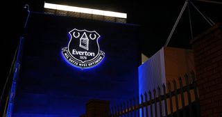 Everton are facing a points deduction: A general view outside Goodison Park prior to the Premier League match between Everton and Liverpool at Goodison Park on December 01, 2021 in Liverpool, England.