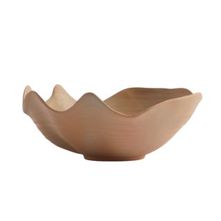 Shell-shaped bowl in clay pink from Pottery Barn