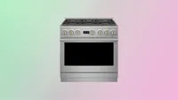 Monogram ZGP366NTSS gas range with six burners, available in stainless steel 