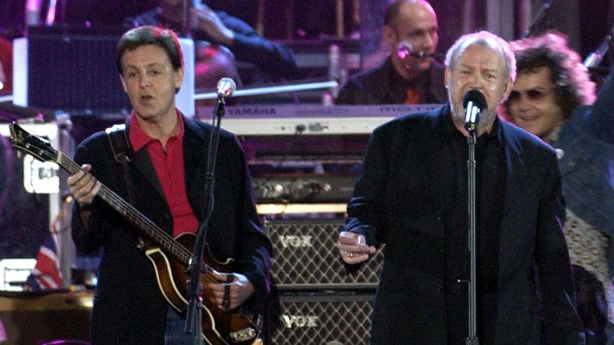 Paul McCartney and Joe Cocker