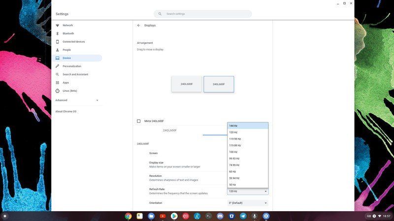 Chrome OS 85