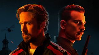 (L to R) Ryan Gosling (as Court Gentry/Sierra Six) and Chris Evans (as Lloyd Hansen) in the poster for The Gray Man