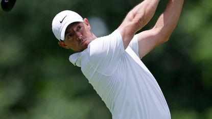 Rory McIlroy takes a shot at the Memorial Tournament