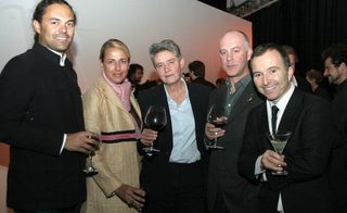 Alberto Zontone, Patricia Urquiola, Nikki Bell, Ben Langlands and Wallpaper* Editor-in-Chief, Tony Chambers