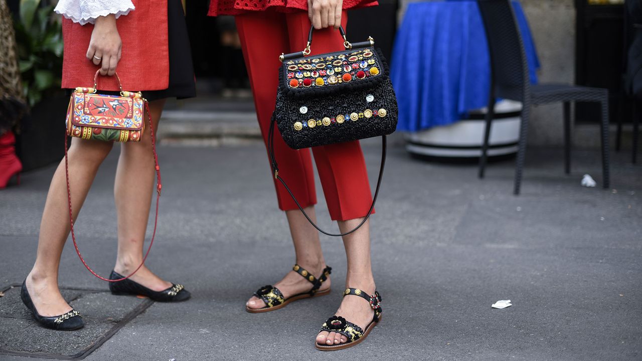 milan fashion week street style bags