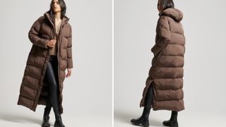 Superdry Hooded Maxi Puffer Coat