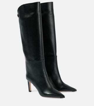 Alizze 85 Leather Knee-High Boots