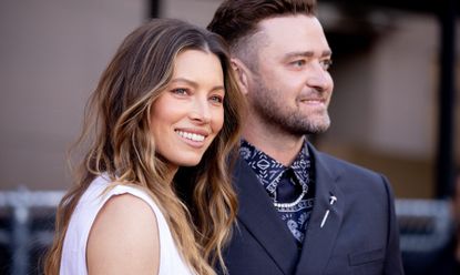 Jessica Biel and Justin Timberlake attend the Los Angeles premiere FYC event for Hulu&#039;s &#039;Candy&#039; at El Capitan Theatre on May 09, 2022 in Los Angeles, California. Justin Timberlake &#039;Candy&#039; cameo