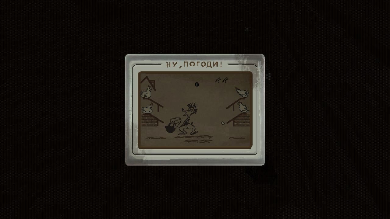 view of soviet game-and-watch knockoff game within a game in Hrot