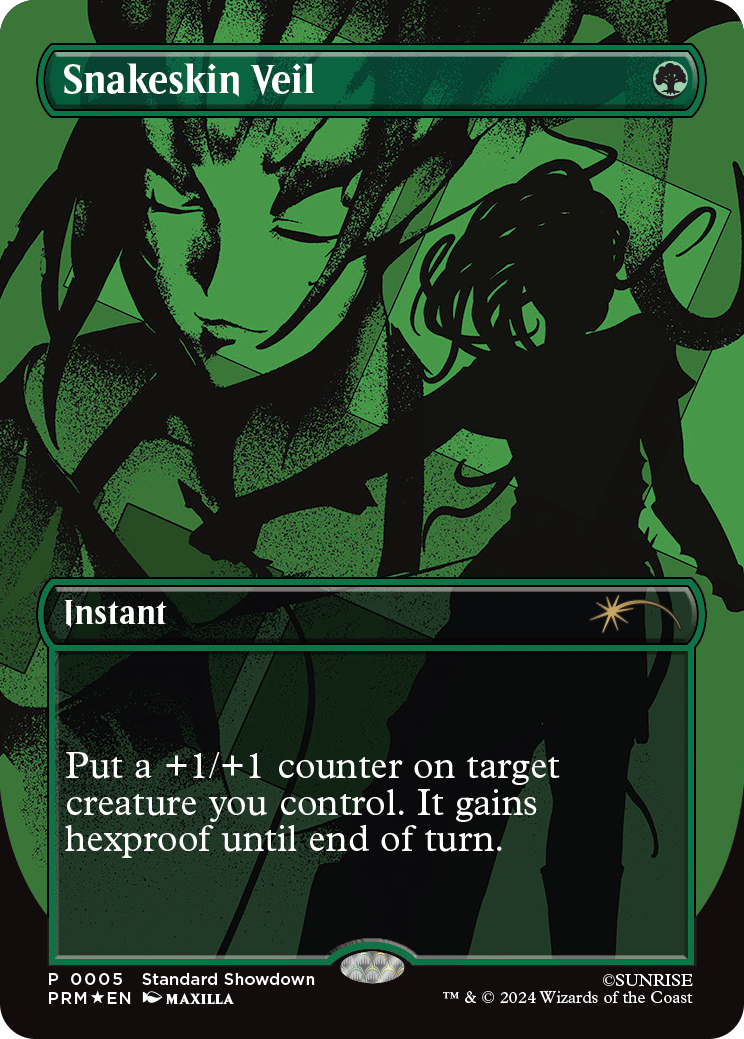 Vraska Promotional Cowboy Bebop MTG card