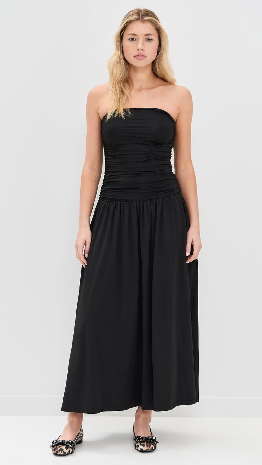 NIA, Nia Women&#039;s Santal Dress, Black, M