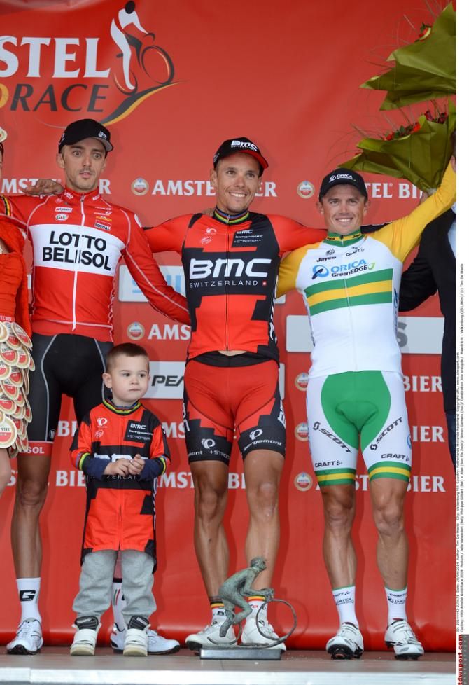 The 2014 Amstel Gold podium