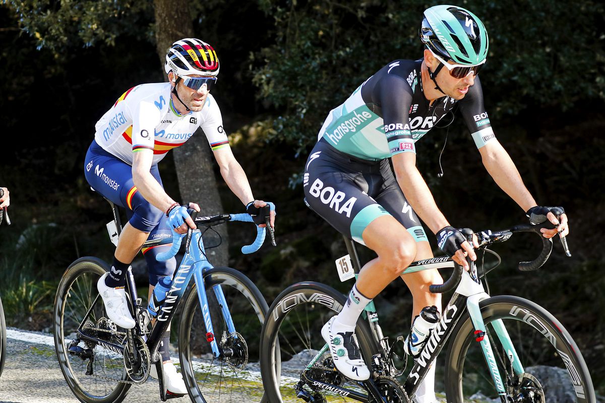 Emanuel Buchmann makes Alejandro Valverde suffer at the Challenge Mallorca