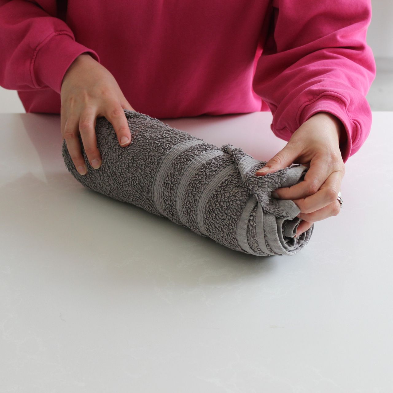 Towel folding hack