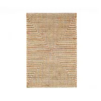 Kelan ivory handwoven jute rug, Annie Selke