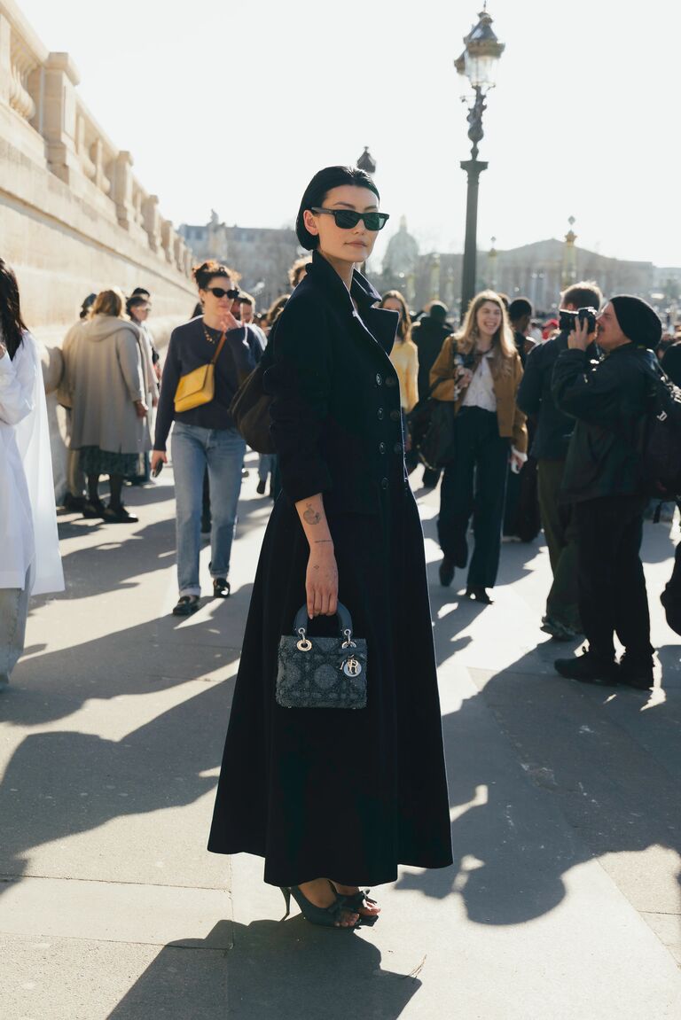 fashion insiders attend day 1 of paris fashion week wearing neutral outfits