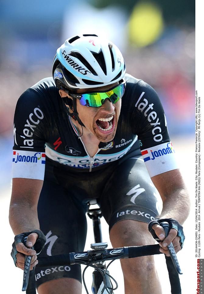 Niki Terpstra (Omega Pharma Quick Step) inside the velodrome
