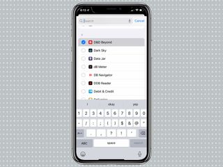 select which app can activate focus mode in ios 15